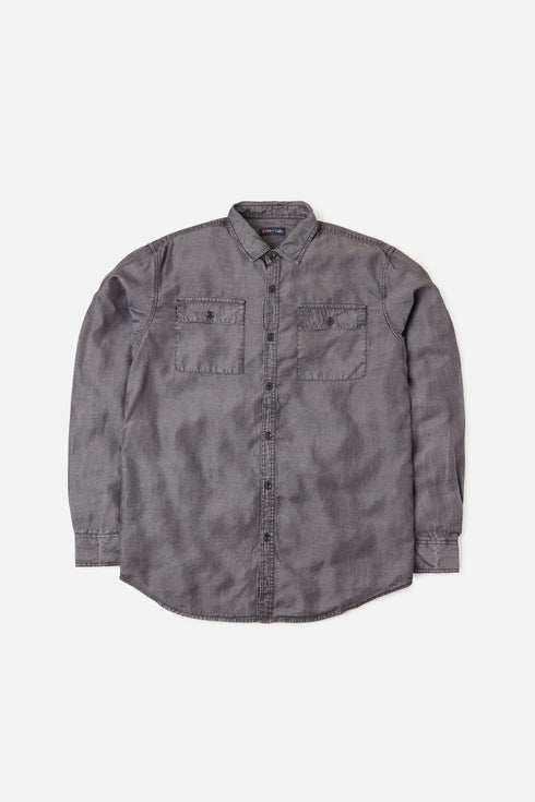 Charcoal Grey Denim Shirt
